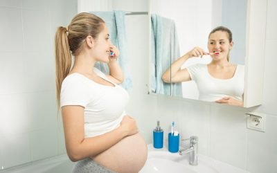 Visitar al dentista durante el embarazo